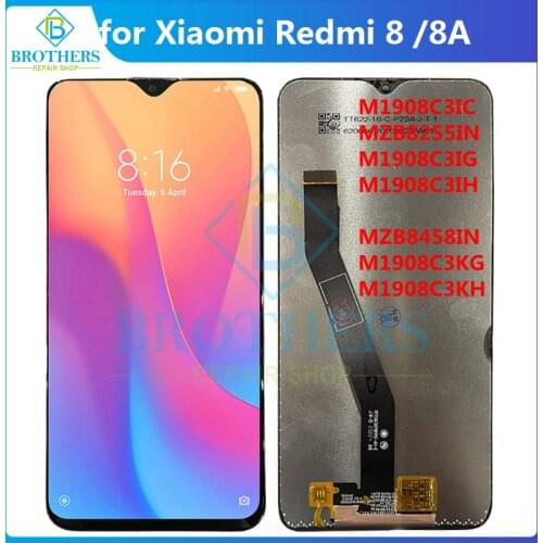 LCD Display For Xiaomi Redmi 8 8A LCD Screen LCD Assembly Touch Screen Digitizer M1908C3IC MZB8255IN M1908C3IG M1908C3IH Tested