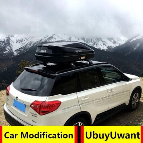 For suzuki new vitara spoiler high quality abs plastic rear trunk spoiler roof wing for suzuki new vitara 2015-2019