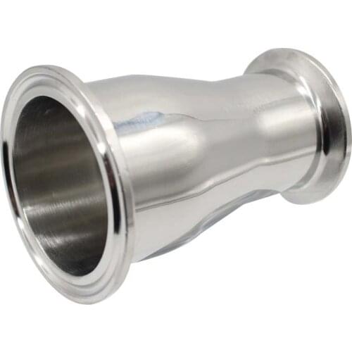 Sanitary Stainless Steel Ferrule Reducer Fit 1.5'' 2'' 3'' 4'' Tri Clamp Clover SUS SS304