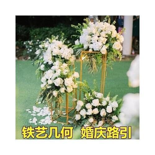 Hot Wedding Centerpiece metal flower stand 10pcs road leads free shipping