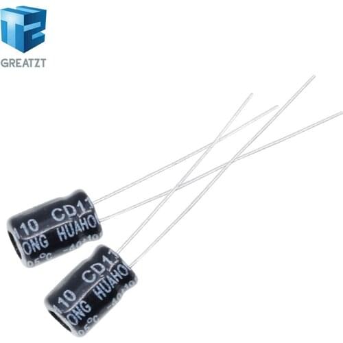 GREATZT 50PCS Higt quality 25V47UF 5*7mm 47UF 25V 5*7 Electrolytic capacitor