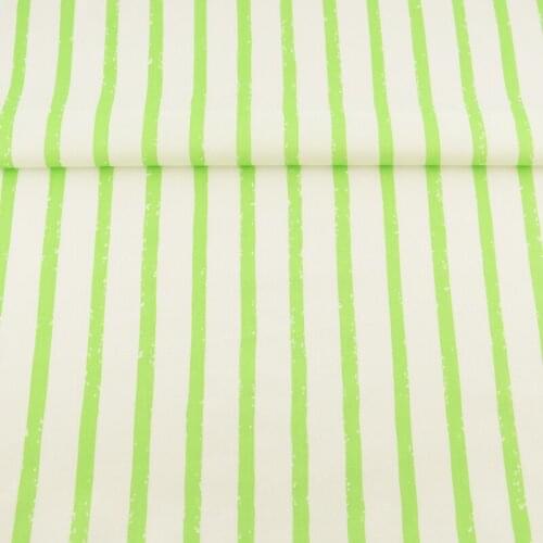 Cotton Fabric Green Strips Tecido Home Textile Sewing Cloth Patchwork Art Work Bedding Decoration Tissue Quilting Special Design