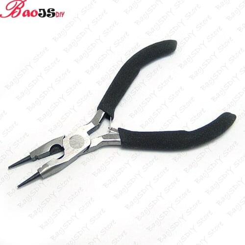 B206)1 piece Full length 12.5CM Steel Jewelry Making Tools Bend Pins Pliers Diy Jewelry Findings Accessories Wholesale