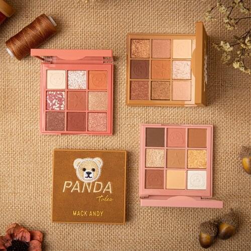 Panda Story❤ Full Matte Eyeshadow Palette Natural High Quality Student Eye Shadow Eyes Makeup Waterproof Shiny Cosmetics TSLM1