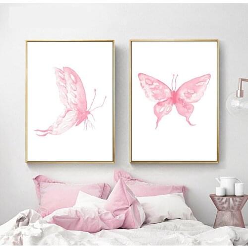 Canvas Pictures Home Decor Nordic Style Paintings Butterfly Wall Art HD Prints Hotel multicolor For Living Room Poster Modular