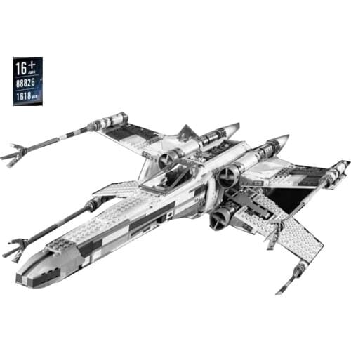 1618 PCS 05039 X-Wing Red Five Planefighter DIY Building Blocks Bricks Star Toys 88826 Birthday Educational Christmas Gifts