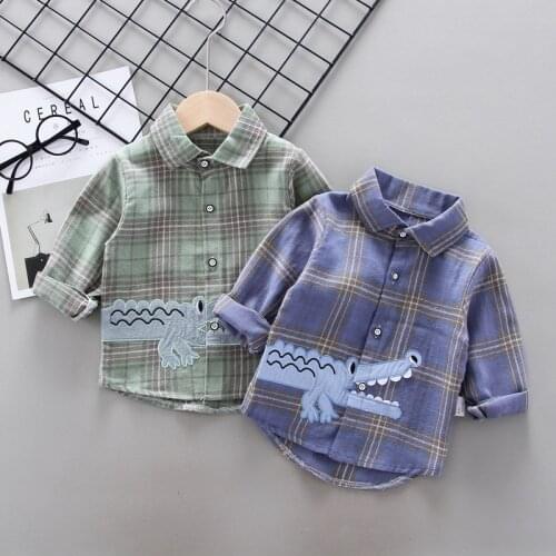 F Baby Shirt Clothes Spring Thin Shirts Toddler Infant Boy Long Sleeve Tees Tops 1 2 3 4 Years Kids Cotton Shirt
