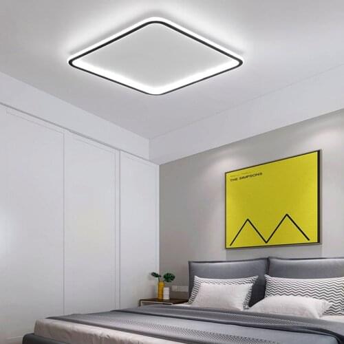 Nordic square LED living room ceiling lamp bedroom simple lamp childrens room eye protection lamp kitchen dining room lamp