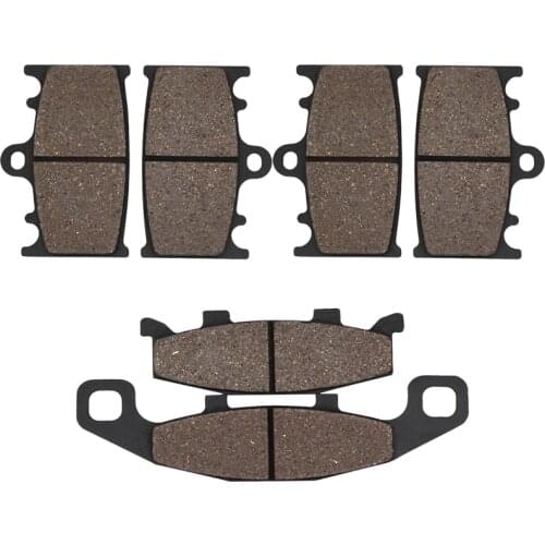 Motorcycle Front and Rear Brake Pads for Kawasaki GPz 900 GPZ900 ZX900 ZX 900 1990-1998 ZR1100 ZR 1100 Zephyr 1992-1995