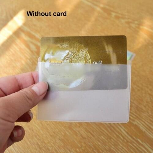 1 pc Transparent Matte Anti-magnetic Bank Card Sets Ic Card Sets Id Card Sets Bus Card Sets Membership Card Sets Dropshipping