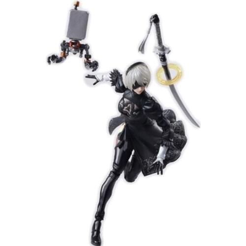PVC NieR Automata YoRHa No.2 Type B 2B 15cm Comic Pa Change Action Model fighting anime figure Collecting toys doll gift