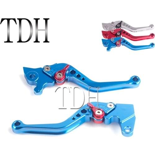 Blue Red Silver Scooter Motorcycle CNC Aluminum Brake Clutch Handlebar Lever Handle Dirt Pit Bike For Yamaha JOG 100 JOG100