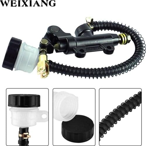 Folding Motorcycle Rear Brake Master Cylinder Motorbike ATV Dirt Bike Hydraulic Brake Pump For Honda
