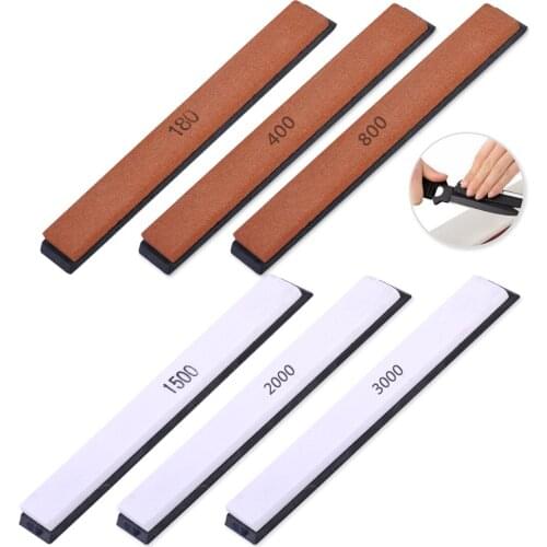 LETAOSK 6 PCS Sharpening Polishing Stone Block Kitchen Knife Sharpener Grit Tool Whetstone