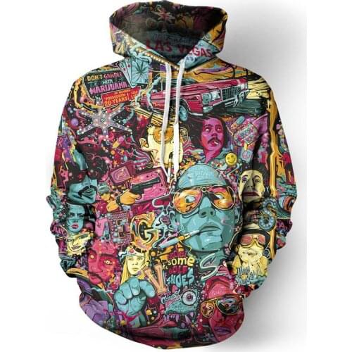 2020 Fear And Loathing Hoodie Men Women Autumn Sportswear Tracksuit Casual 3D Clothing Pullover Hoody Tops 399
