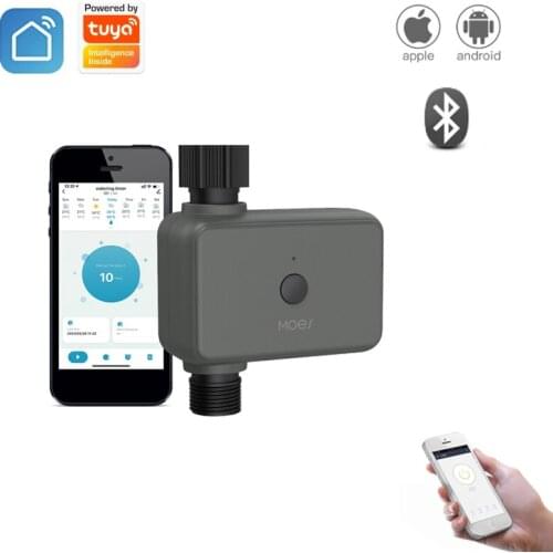 Smart Watering Timer Tuya Bluetooth Irrigation Timer Garden Irrigation Controller Smart Watering System Support Gateway Hub