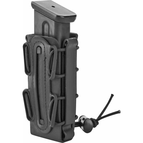 Military Magazine Pouch Holster With MOLLE Buckle Belt Clip Tactical Hunting Accessory Box For 9mm Pistol Mag Plastic Soft Shell