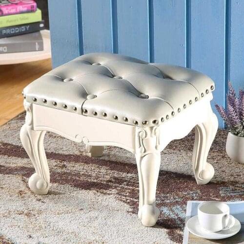 Storage Banquinho Footstool Taburete Madera Pufa Do Siedzenia Bois Sofa Vanity Chair Sgabello Tabouret Poef Ottoman Foot Stool