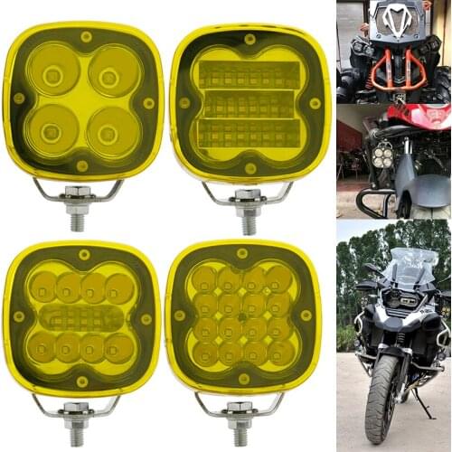 1/2pcs 40w Spot Flood Combo Beam Led Wrok Light Offroad Light Car Truck SUV ATV UTV UTE Led Driving Lights 12V 24V Motorcycles