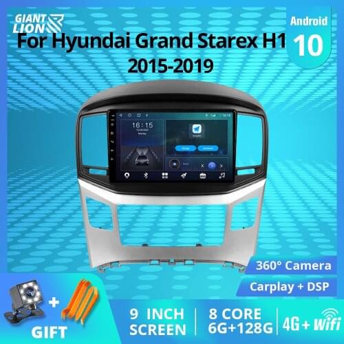 2DIN Android10 Car Radio For Hyundai Grand Starex H1 2015-2019 Car Video GPS Navigation Car Multimedia Player DSP Auto Radio IGO