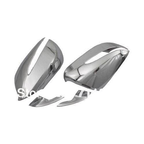 Car Styling Chrome Side Mirror Cover 4 pcs For Hyundai Santa Fe 2013 up