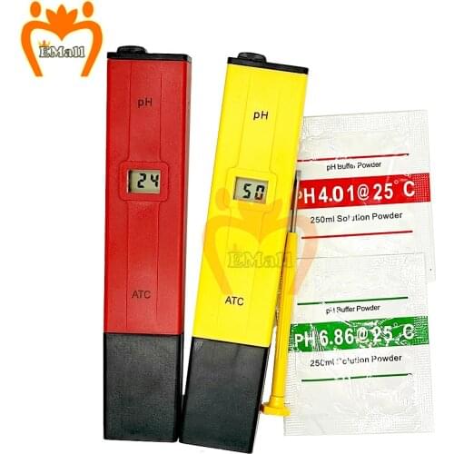 Digital PH Meter Pen Tester 0.1Accuracy For Aquarium Pool Water Purity Filter Hydroponic Portable PPM Water Quality Meter