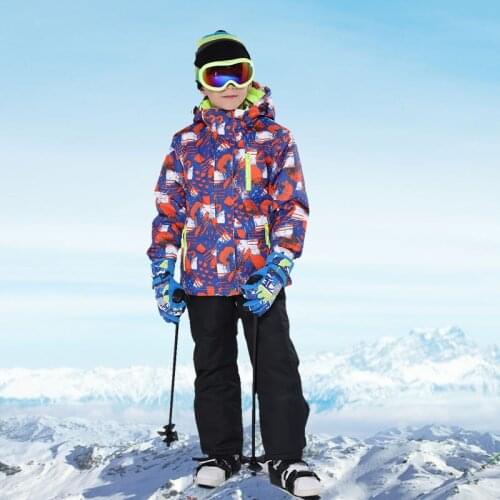 2020 Childrens Ski Suit Brands Winter High Quality Children Windproof Waterproof Snow Suit Winter Boy Ski and Snowboard Jacket