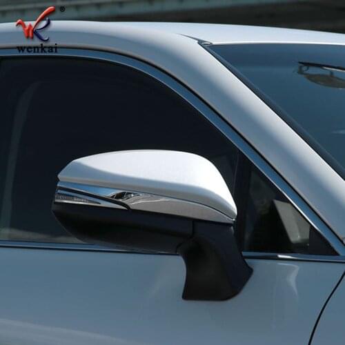 For Toyota Harrier Venza XU80 2020 2021 Rearview Side Outer Mirror Cover Trim Sticker ABS Chrome