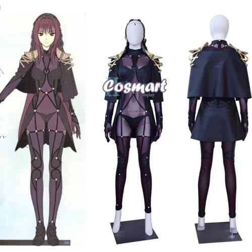 Fate/Grand Order FGO Lancer Scathach Cosplay Costume Bodysuit Halloween Party Suit For Women Outfit New