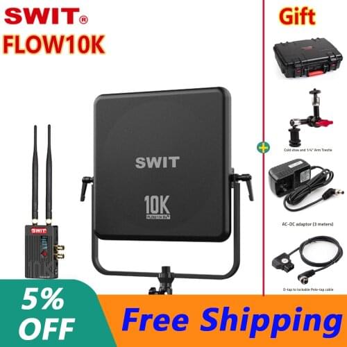SWIT FLOW 10K Wireless Transmission SDI&HDMI 10000ft/3km Wireless System Video Transmitter Receiver for DSLR Camera Gimbals