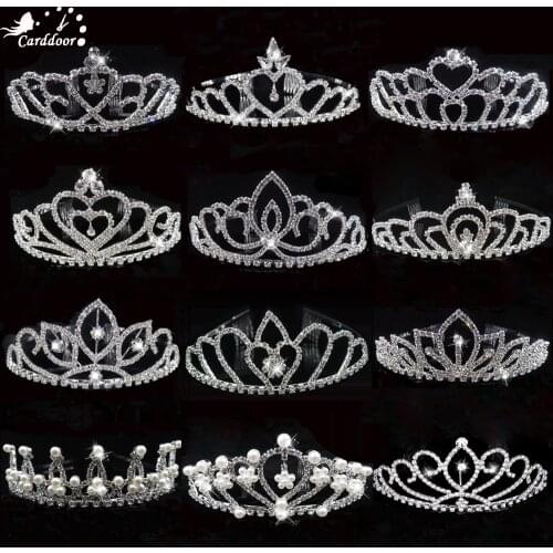 Carddoor Classic Bridal Tiaras and Crowns Princess Hair Jewelry For Women Girl Wedding Tiara Accessories Prom Party Gift