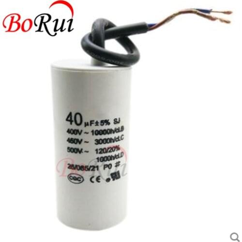 New Washing Machine Starting Motor Run Capacitor CBB60 5% 40UF 45UF 50UF 60UF 70UF 80UF 10UF 4UF Black 10UF 5UF Black 12UF 5UF