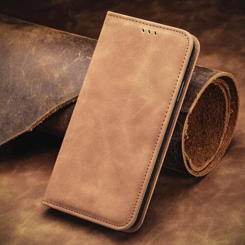 Leather Case for OPPO A 54 4G 2021 Retro Flip Wallet Case OPPO A54 Magnetic Card Slot Book Shell OPPO A54 Shell CPH2239 Funda