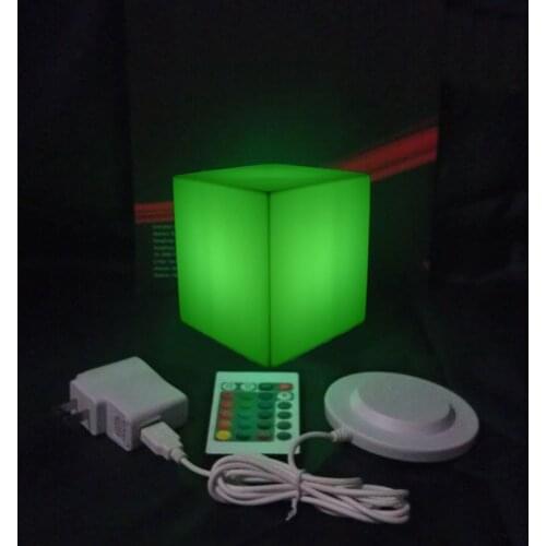 Waterproof IP65 D10*10*10cm lighting cube led table cube free shipping 20pcs/Lot