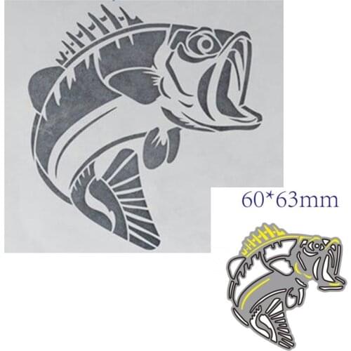Metal cutting dies cut die mold Animal fish decoration Scrapbook paper craft knife mould blade punch stencils dies