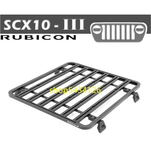 Toy Car Metal Roof Rack For Car axial scx10 iii Chassis Rc Jeep-Wrangler Body Shell Luggage Rack