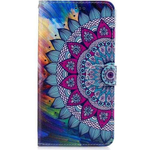 Go2linK Fashion Pattern Flip Leather Case For Coque ZTE Z981 Z 981 Wallet Stand Phone Case Protector Shell Funda Capa Para