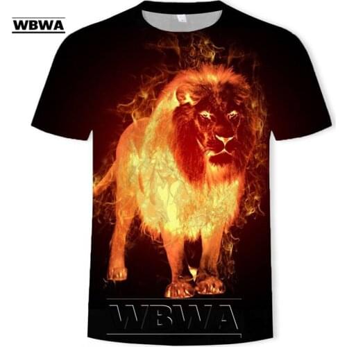 WBWA 3D Print Men T-shirt 2021 Summer New O Neck Short Sleeve Tees Tops 3D Style Male Clothes Fashion Casual T-shirts
