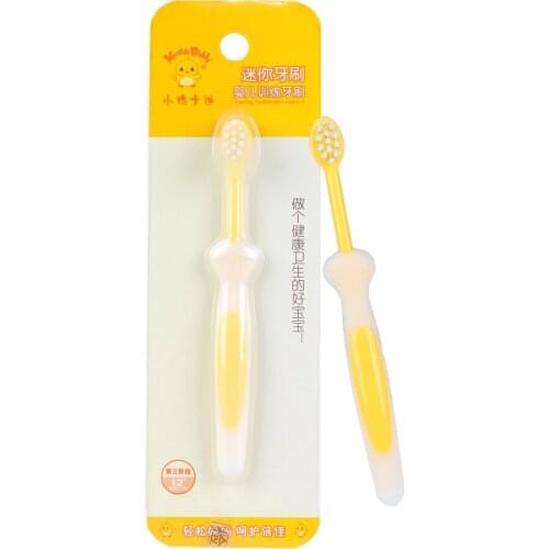 Soft training bendable infant safe silica gel baby toothbrush quality kids heat-proof protection design oral care on sale KD3164