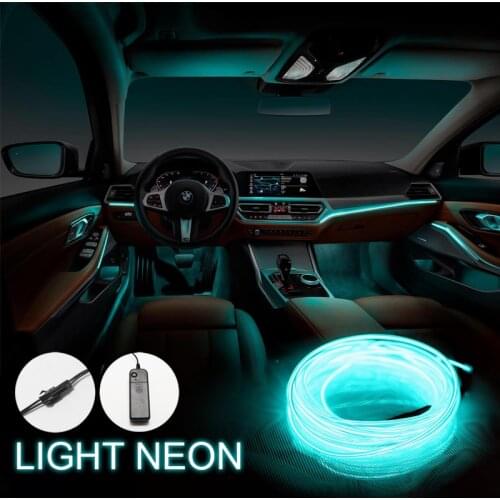 Neon Light El Led Neon Wire Under Car Flexible Soft Tube Lights Christmas LED Strip Sign Anime/Body Woman/Rooms Rope Light RGB