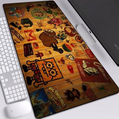 Custom Logo Mouse Pad XL XXL Big Natural Rubber Gamer Gaming Mouse Pad Desk Mat Mouse Game Accessories PC Keyboard Pad Mouse
