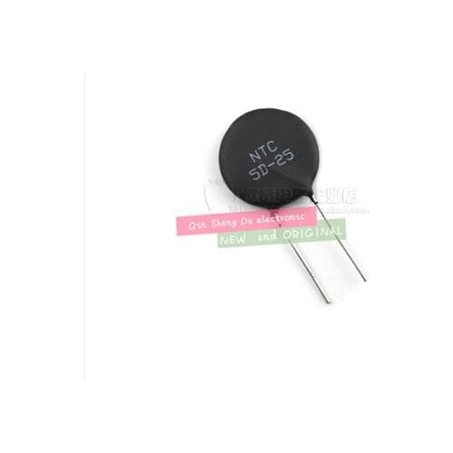 10pcs/LOT Original thermistor MF72 NTC5D-25 NTC 5D-25 5D-25 (5ohm 25mm) Good quality