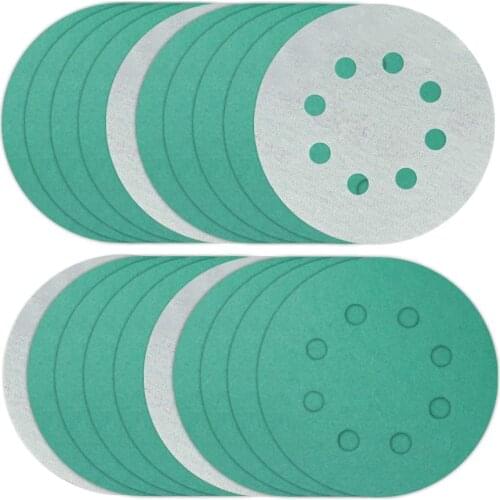 50PCS 5in Wet Dry Sanding Discs Random Orbital Sandpaper Grit 600 Automotive