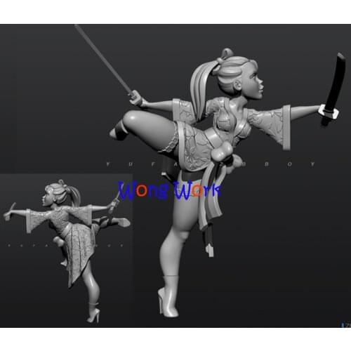 Wong Work Unpainted Resin 65MM Unassembled Garage Kits GK Model Kit Figure TD-201998