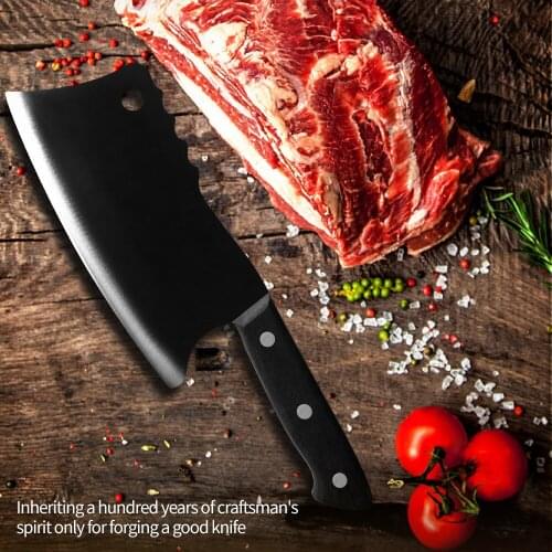 Xyj 7.5 Inch Slicing Knife Stainless Steel Knife Full Tang Cleaver Knife Fish Meat Cutter Filleting Knife With Knife Blade Cover
