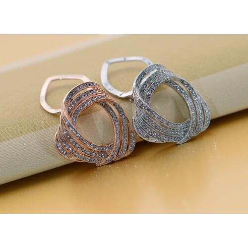 Womens Rhinestone Scarf Clip Twine Brooch Pin Scarf Buckle with Crystal for Clothing Neckerchief Shawl