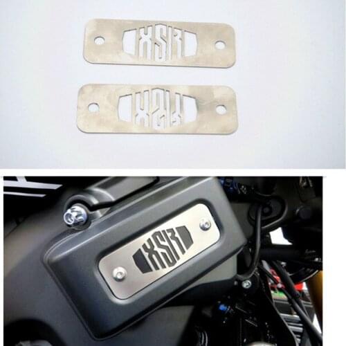 1Pair For YAMAHA XSR 900 Stainless Fuse Box Top Plates