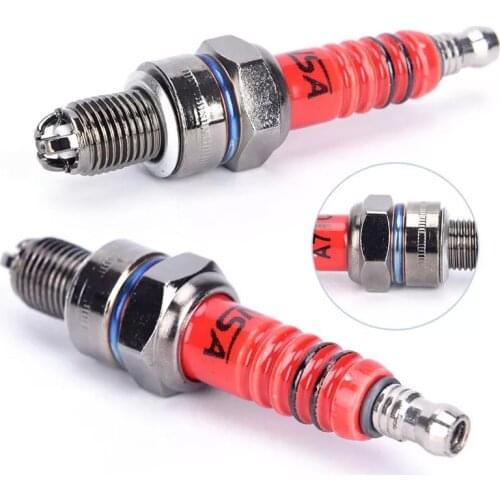 1PC/1Pair Pack of 1 Racing 3 Electrode Spark Plug D8TJC A7TC for 50cc,70cc,90cc,110cc,125cc dirtbikes ATVs Cubs HONDA CRF50 DAX