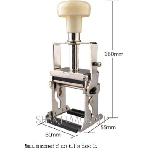 Manually adjustable production date code machine Print food plastic bag label Codec Imitation inkjet printer 1pc