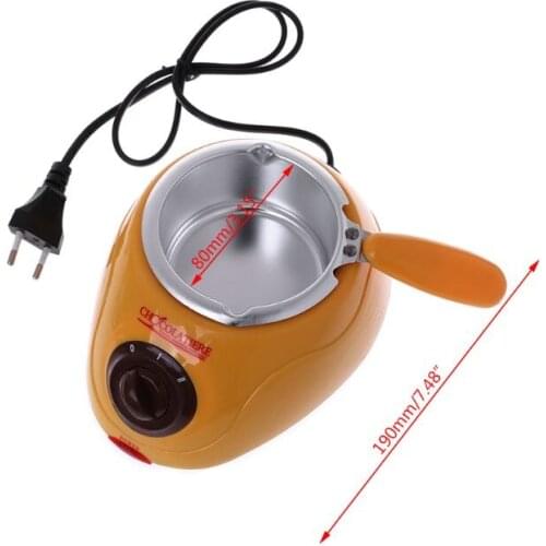 Electric Heating Chocolate Candy Melting Pot Fondue Fountain Machine Kitchen Baking Tool